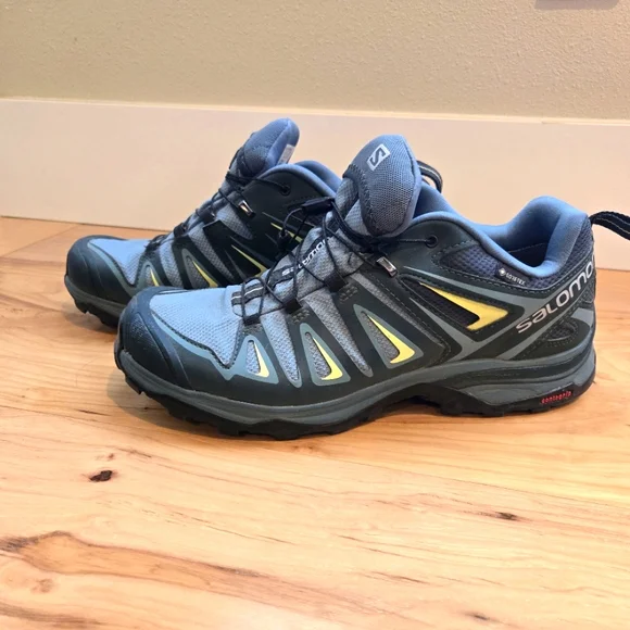 Salomon Olive/Grey X Ultra 360 Gore-tex Hiking Shoes Women's Size 9.5 - Picture 1 of 6